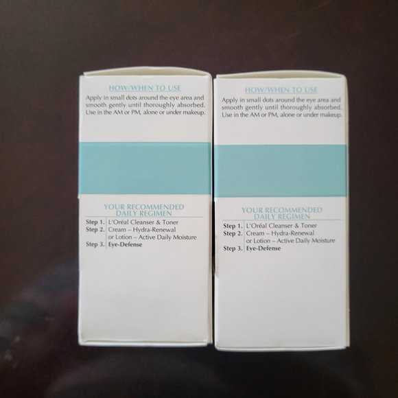 L'OREAL Eye Defense Eye Cream BNIB  Set of 2 (0.5 Oz.) Each - Picture 7 of 9